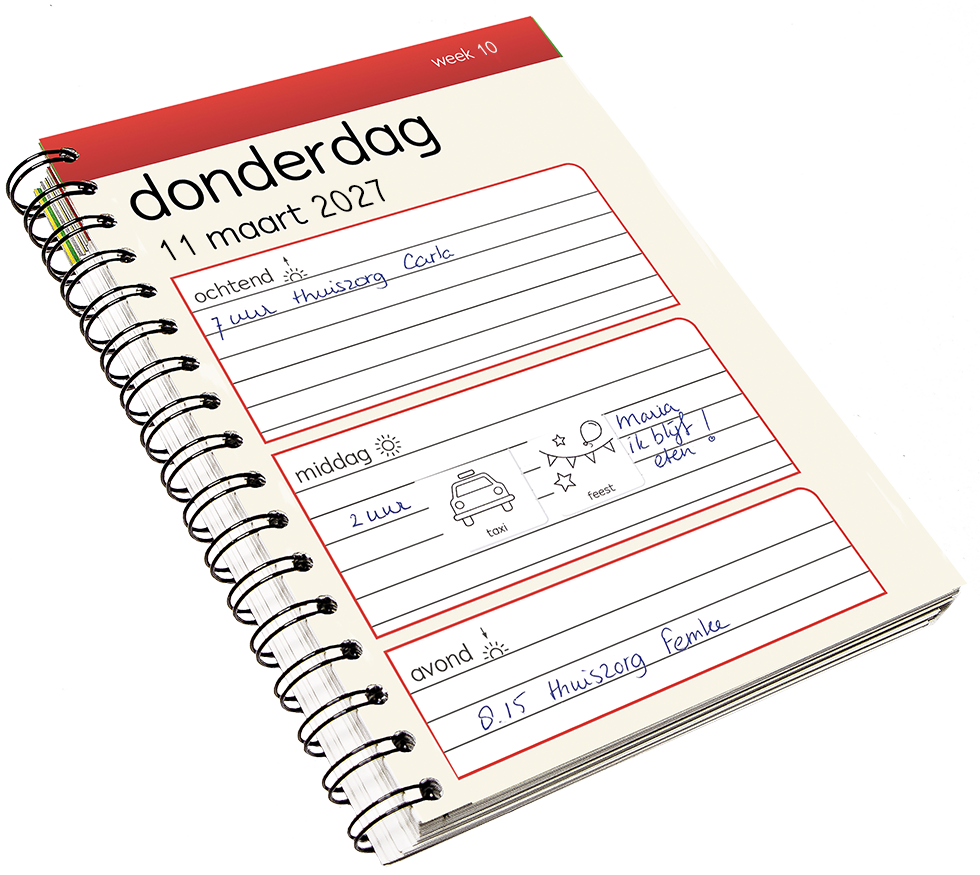 Bekijk deze afbeelding: 1 dag in de Daginzicht agenda Bekijk dag in de Daginzicht agenda